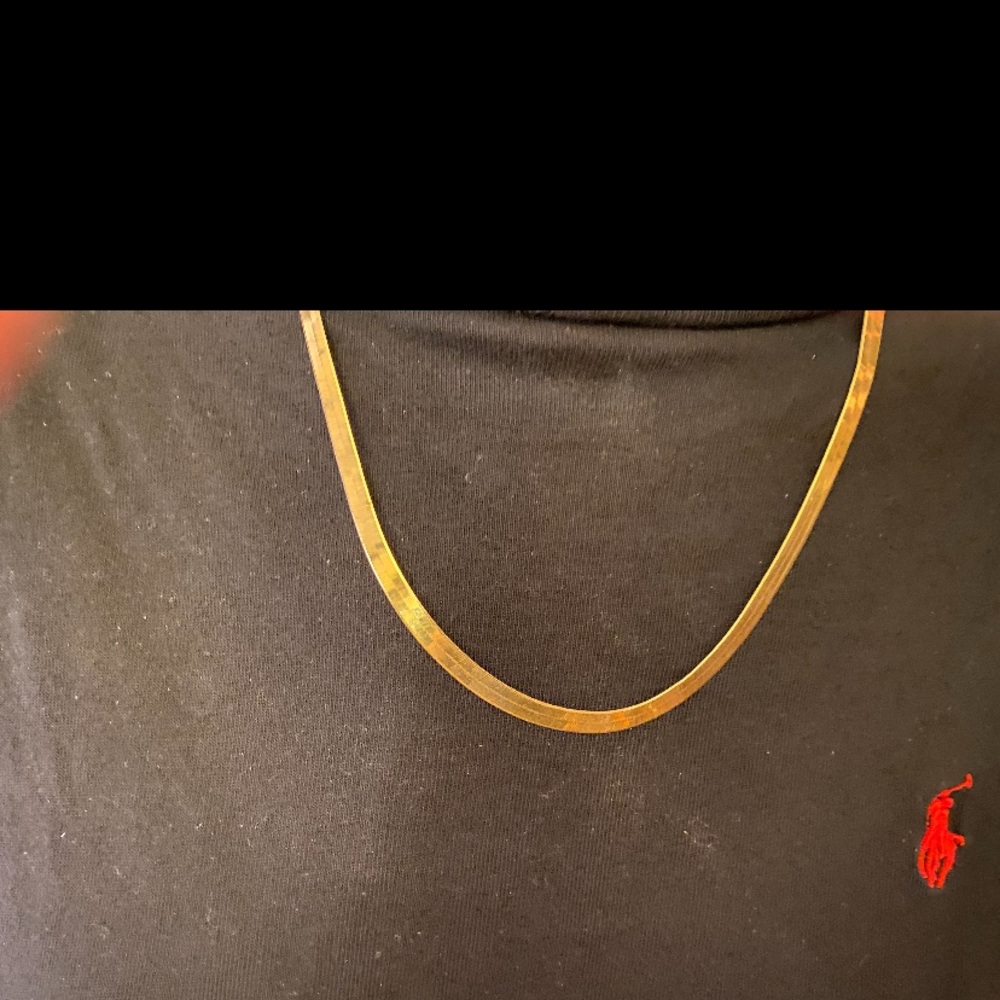 Solid Gold 10k Chain Necklace - image 5